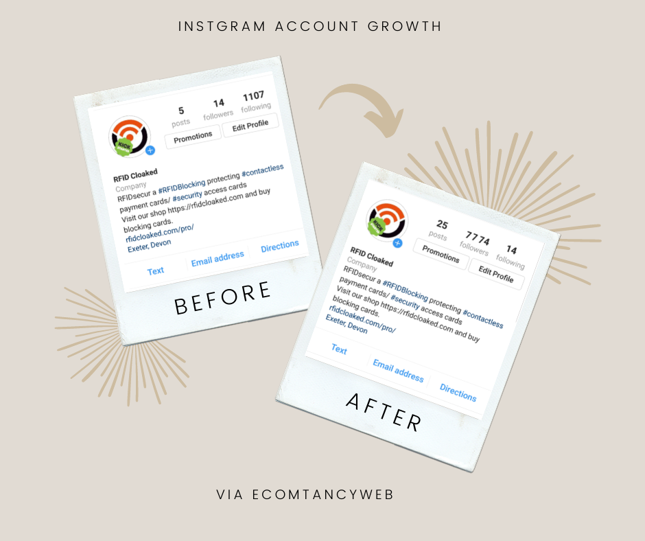 RFID Instagram Growth